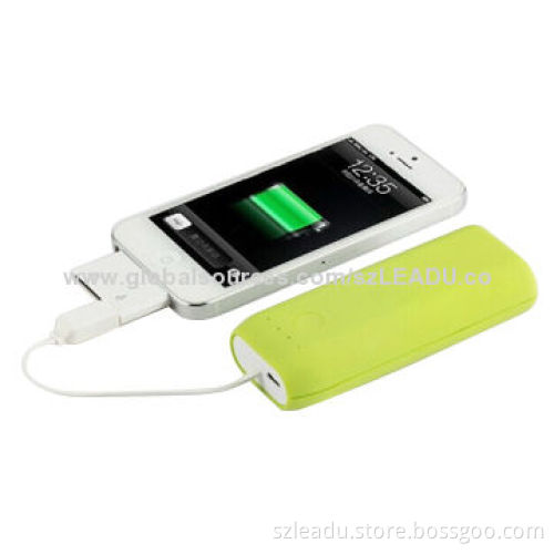 Portable Power Bank, made of ABS